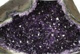 Sparkling Deep-Purple Amethyst Geode - Uruguay #342487-3